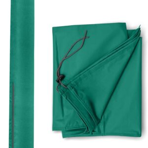 Rotary Washing Line Waterproof Cover with Draw String & Zip - Rotary Clothes Line Cover - Garden Rotary Dryer and Airer Cover - 165 cm Long | Green
